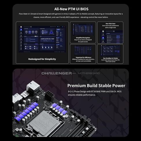 MAXSUN MS-Challenger H810ITX Mini-ITX Motherboard with Wi-Fi 6 in Kuwait