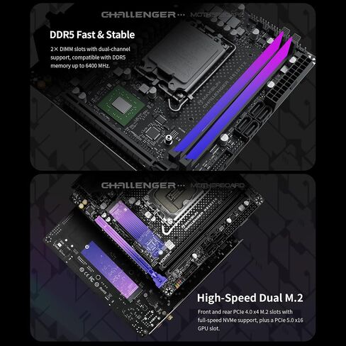 MAXSUN MS-Challenger H810ITX Mini-ITX Motherboard with Wi-Fi 6 in Kuwait