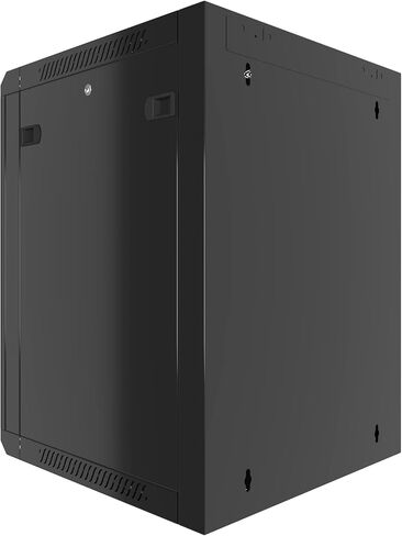 Sysracks - Network Data Cabinet - 15U Rack Mount - Wall Mount IT Rack - Locking - Server Rack - 18-Inch deep Data Rack - Locking Server Rack Cabinet Glass Door in Kuwait
