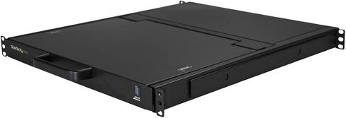 StarTech.com Rackmount KVM Console HD 1080p - Single Port VGA KVM w/17 LCD Monitor - 1U LCD KVM Server Rack Drawer w/Cables - USB Support in Kuwait