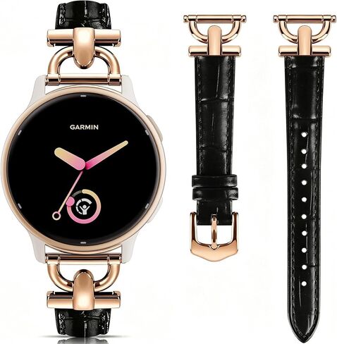 Leather Band Compatible with Vivoactive 5/6/3 in Kuwait