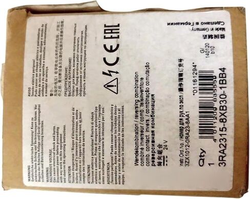 3RA2315-8XB30-1BB4 New and Sealed in Box 3RA23158XB301BB4 1 Year Warranty in Kuwait