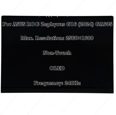 16.0" for ASUS ROG Zephyrus G16 GA605WV-R9460L7G-OM 240Hz OLED Display Panel LCD Assembly in Kuwait