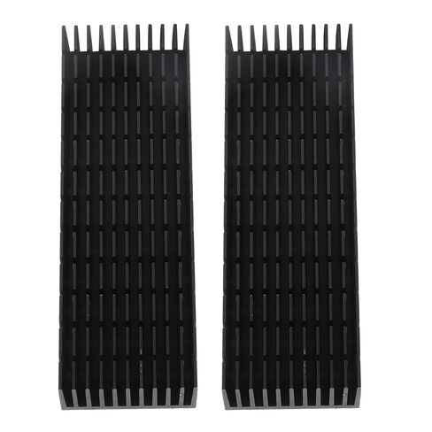 Luocute Aluminum Cooling Fins, 120x40x20mm, Slotted Heatsink, 2 Pack in Kuwait