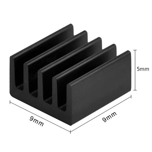 8pcs 8pcs Black Aluminum Heatsink Cooler Kit for Ic Regulators in Kuwait