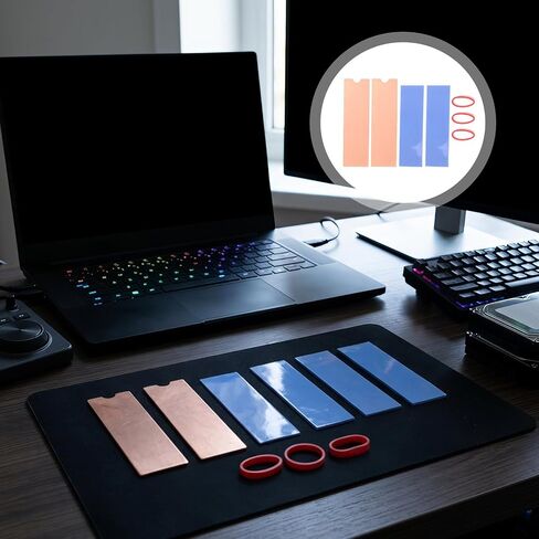 Laptop Nvme M. 2 SSD Heatsink Copper Cooler with Nano Thermal Pad in Kuwait