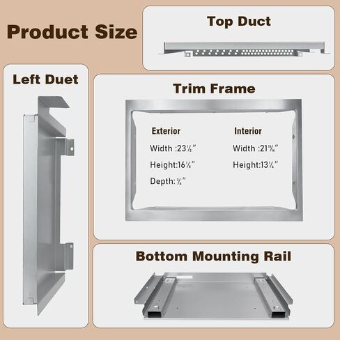 NN‑TK81KCS 24 Inch Microwave Trim Kit in Kuwait