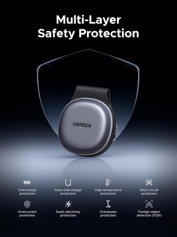 UGREEN MagFlow 25W Pocket-Sized 2-in-1 Foldable Wireless Charger in Kuwait