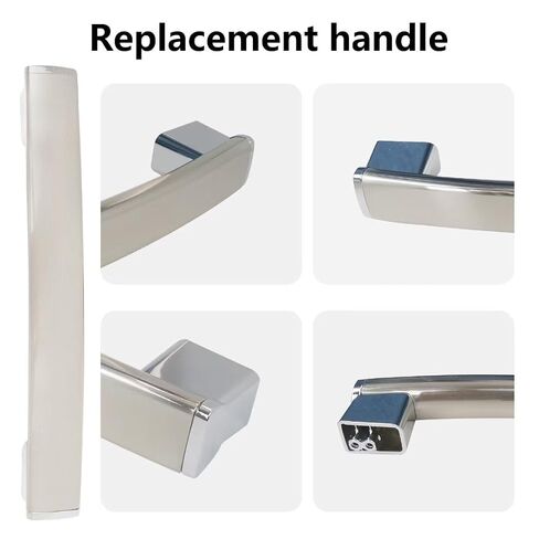 Microwave Door Handle Replacement WB15X26821 Fit for GE JVM6175SK2SS JVM7195BL1TS JVM7195EK1ES JVM7195EK2ES JVM7195EK3ES JVM7195FL1DS JVM7195SK1SS JVM7195SK2SS JVM7195SK3SS Latest Version in Kuwait