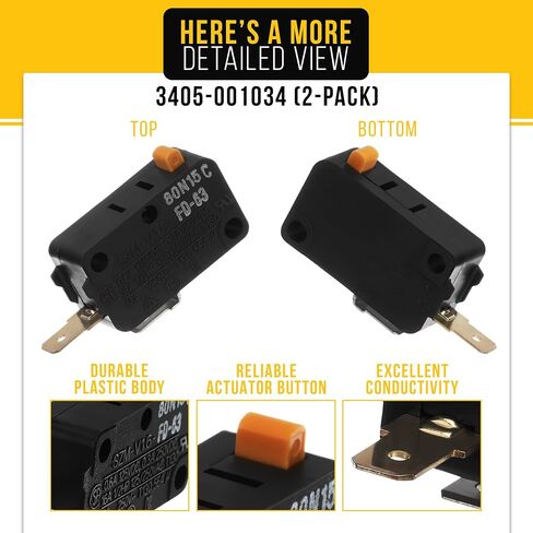 Microwave Door Switch for Samsung ME18H704SFG/AA in Kuwait