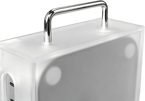Retro Acrylic Protective Case for Mac mini M4 with Magnetic Side Panel in Kuwait