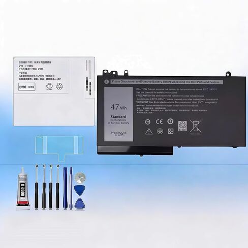 compatible For Dell Latitude E5270 E5470 E5570 E5550 E5250 Series M3510 JY8D6 954DF 0JY8D6 53VJ6 0RDRH9 LCD Display Touch Screen Digitizer Assembly battery NGGX5+Free Tools，For NGGX5 battery in Kuwait