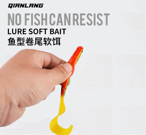 Pack of 15 Mini Soft Bait Swimbait 12cm T Tail Fishing Lure Shad Wobbler Soft Baits Silicone Fishing Supplies Artificial Bait in Kuwait