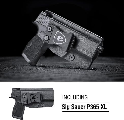 WARRIORLAND Kydex Holster for Sig P365XL, IWB Concealed Carry Holster, Adjustable Posi-Click Retention & Cant, Right Hand in Kuwait