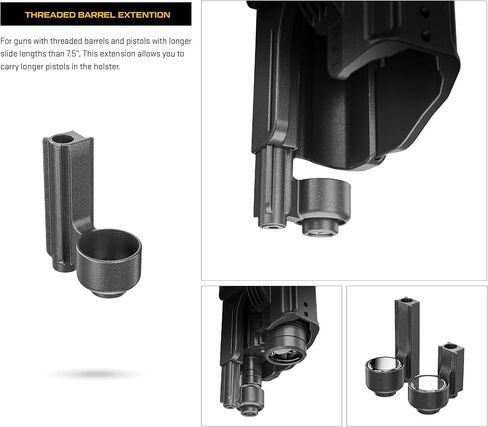 Orpaz Parts and Accessories for Orpaz Holsters and Magazine Pouches (Right Handed, T40/X Barrel Extension Muzzle Support Rep.) in Saudi Arabia