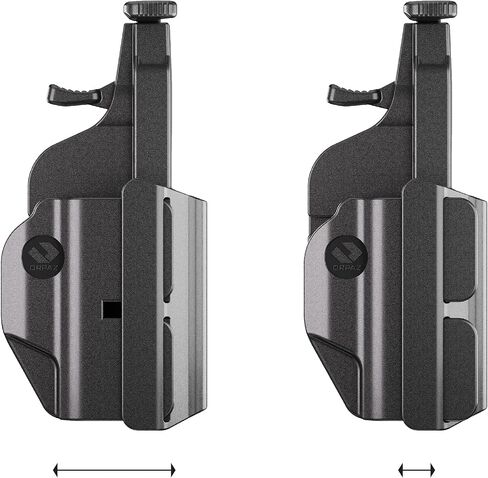 Orpaz T41 Adjustable and Modular Springfield XD Holster Compatible with OWB SXD Holder with Light/Laser/Optics, Paddle with Mag Holder - Unisex - Will Secure Your Handgun with a Tactical Appearance in Saudi Arabia