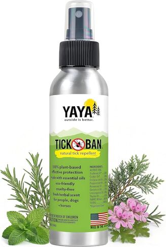 Natural Extra Strength Tick Repellent, DEET-Free, 4 Fl Oz, 2-Pack in Kuwait