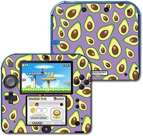 MightySkins Skin Compatible with Nintendo 2DS wrap Sticker Skins Purple Avocados in Kuwait