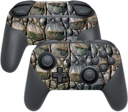 MightySkins Skin Compatible with Nintendo Switch Pro Controller - Gator Skin | Protective, Durable, and Unique Vinyl Decal wrap Cover | Easy to Apply, Remove, and Change Styles | Made in The USA in Kuwait