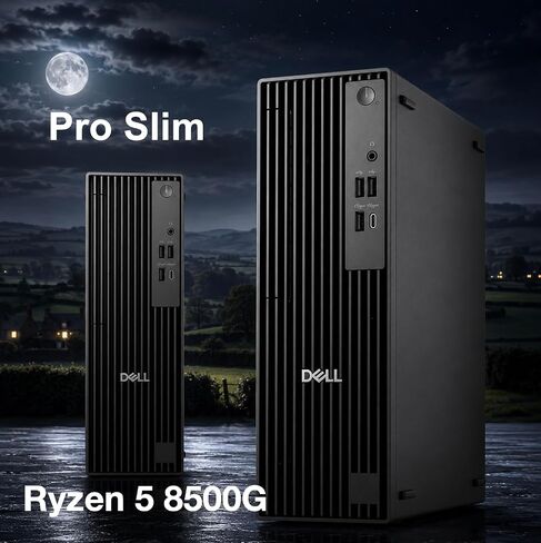 Dell Pro Slim QCS1255 SFF AI Mini Desktop, AMD Ryzen 5 8500G, 64GB, 512GB in Kuwait