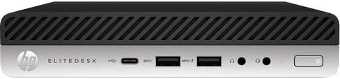 HP EliteDesk 800 G5 Mini (8GB, 256GB SSD, i5-9500 3.0GHz) Win11P, Black (Renewed) in Kuwait