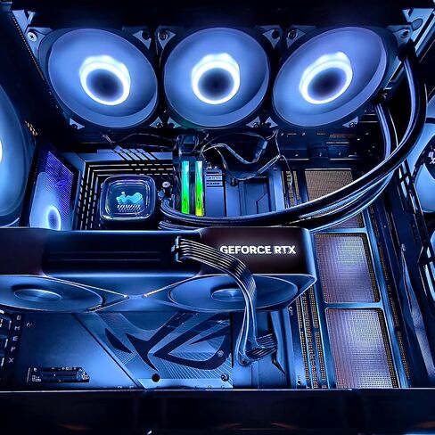 InWin Covalent Full Tower Case, AI Workstation & Gaming Case, MB up to EEB, 8 PCI-E Slots, GPU Support to 480mm, 4 Fans Pre-Installed (Up to 13 Fans), Radiator Up to 420mm, ATempered Glass in Kuwait