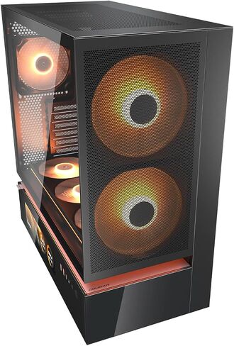 Cougar CFV235 Mesh Vision - ARGB Mid-Tower Case - Black in Kuwait