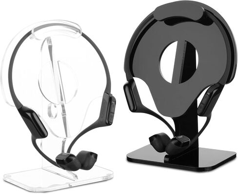 Storage Stand Headphone Stand for Shokz OpenRun Pro 2 Sports Earbuds OpenRun Air OpenSwim Pro OpeRunPro Storage Rack (Black) in Kuwait