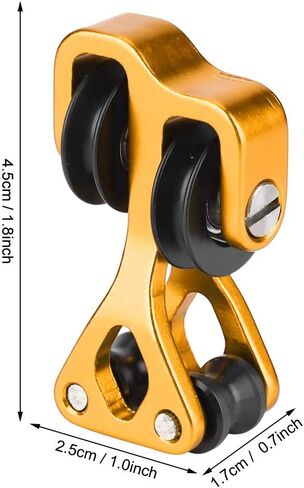 Archery Compound Bow Cable Slide, Aluminium Alloy String Splitter Roller Glide Replacement for Shooting Hunting Archery in Saudi Arabia
