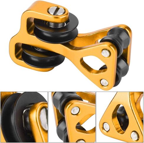 Archery Compound Bow Cable Slide, Aluminium Alloy String Splitter Roller Glide Replacement for Shooting Hunting Archery in Saudi Arabia