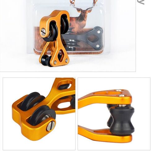 Archery Compound Bow Cable Slide, Aluminium Alloy String Splitter Roller Glide Replacement for Shooting Hunting Archery in Saudi Arabia