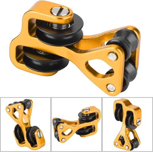 Archery Compound Bow Cable Slide, Aluminium Alloy String Splitter Roller Glide Replacement for Shooting Hunting Archery in Saudi Arabia