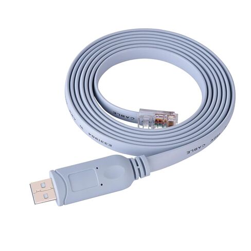 USB to RJ45 Console Cable, USB2.0 CAT5 Flat 6ft for in Kuwait