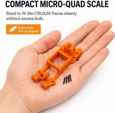 SplashNColor GPS Top Plate Mount for Happymodel Crux35 – Secure Screw-On Frame Bracket | Lightweight Navigation Module Holder | FPV Micro Quad Upgrade Accessory in Kuwait