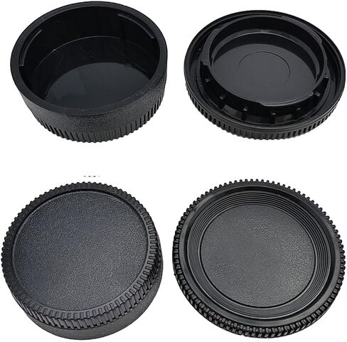 2 Pack Body Cap & Rear Lens Cap for Nikon F Mount Cameras in Kuwait