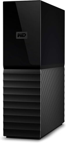 Western Digital 8TB My Book Desktop External Hard Drive, USB 3.0, External HDD with Password Protection and Backup Software - WDBBGB0080HBK-NESN in Kuwait
