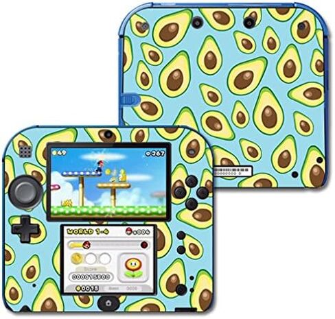 MightySkins Skin Compatible with Nintendo 2DS - Blue Avocados | Protective, Durable, and Unique Vinyl Decal wrap Cover | Easy to Apply, Remove, and Change Styles | Made in The USA in Kuwait