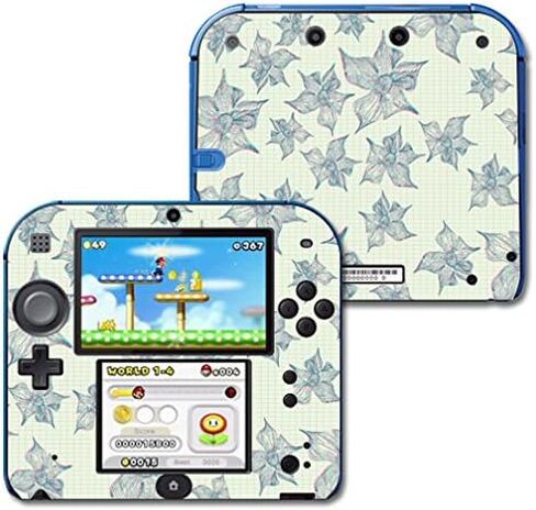 MightySkins Skin Compatible with Nintendo 2DS wrap Sticker Skins 3D Flowers in Kuwait