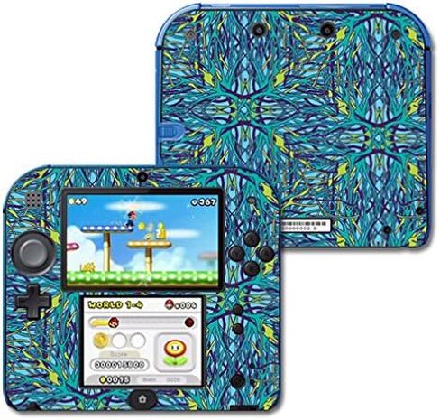 MightySkins Skin Compatible with Nintendo 2DS wrap Sticker Skins Blue Veins in Kuwait