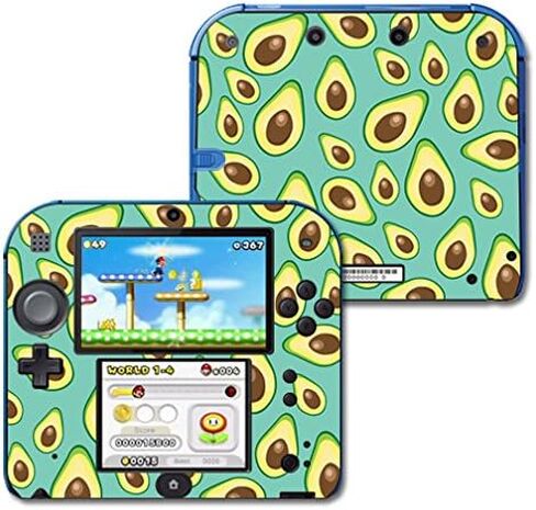 MightySkins Skin Compatible with Nintendo 2DS - Seafoam Avocados | Protective, Durable, and Unique Vinyl Decal wrap Cover | Easy to Apply, Remove, and Change Styles | Made in The USA in Kuwait