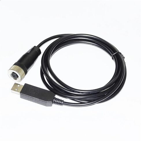 CHIP USB to M12 5P Female RS232 Converter Serial Communication Cable for ITV1000 ITV2000 ITV3000 Series E/P Regulator(1.8m) in Kuwait