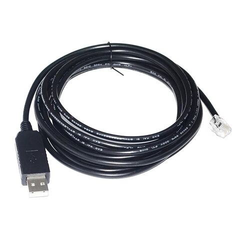 FT232RL CHIP USB to RJ12 6P6C RS232C Converter Serial Communication Cable for H-PCP-J Module Controller to PC(3metres) in Kuwait
