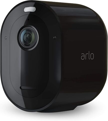 Arlo Pro3 Smart Home Security Cameras, Alarm, Rechargeable, Colour Night Vision, Indoor/Outdoor, 2K QHD, 2-Way Audio, Spotlight, Add On Camera - SmartHub Needed, VMC4040B - Black Edition in Kuwait