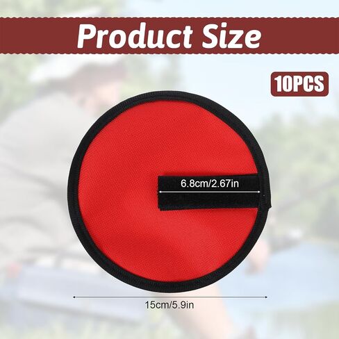 10Pcs Fishing Lure Wraps, 5.9" Fishing Hook Covers in Kuwait