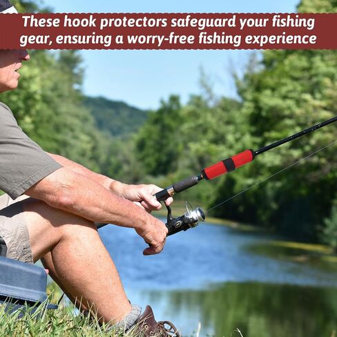 10Pcs Fishing Lure Wraps, 5.9" Fishing Hook Covers in Kuwait
