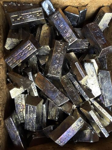 12.5 Lbs Lead Ingots Bars Reloading Bullets Metal Casting Sinkers Lures in Kuwait