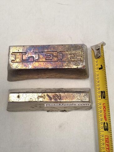 12.5 Lbs Lead Ingots Bars Reloading Bullets Metal Casting Sinkers Lures in Kuwait