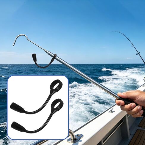 2pcs Gaff Hook Tip Protector, 5.12x0.39in/13x1cm Soft PVC Protective Fishing Hook Covers Fish Tools Accessories for Fishing Gaffs Spear Points in Kuwait