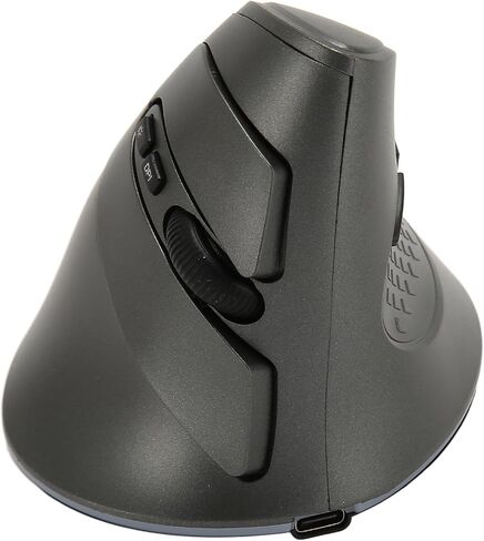 Septpenta Wireless Vertical Mouse, Ergonomic Mouse, 800/1200/1600 3 Adjustable DPI, Thumb Buttons and RGB Lights, Optical Tracking Technology, Plug and Play for Laptops, Pcs, Tablets in Kuwait
