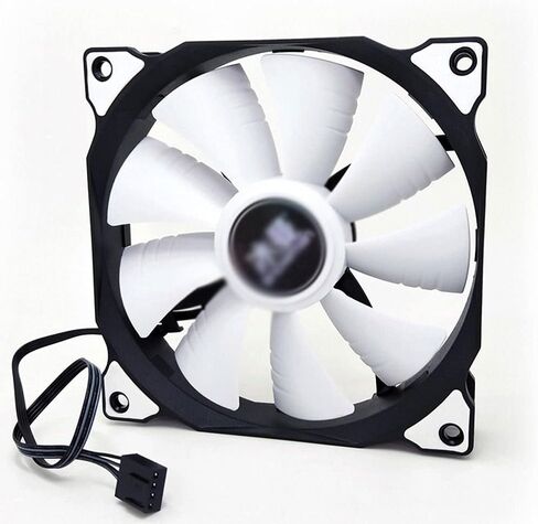 4 Pin 120mm Computer Case Fan Silent 12CM CPU Cooling RGB Quiet PC Cooler Fans 12V Adjust Speed in Kuwait